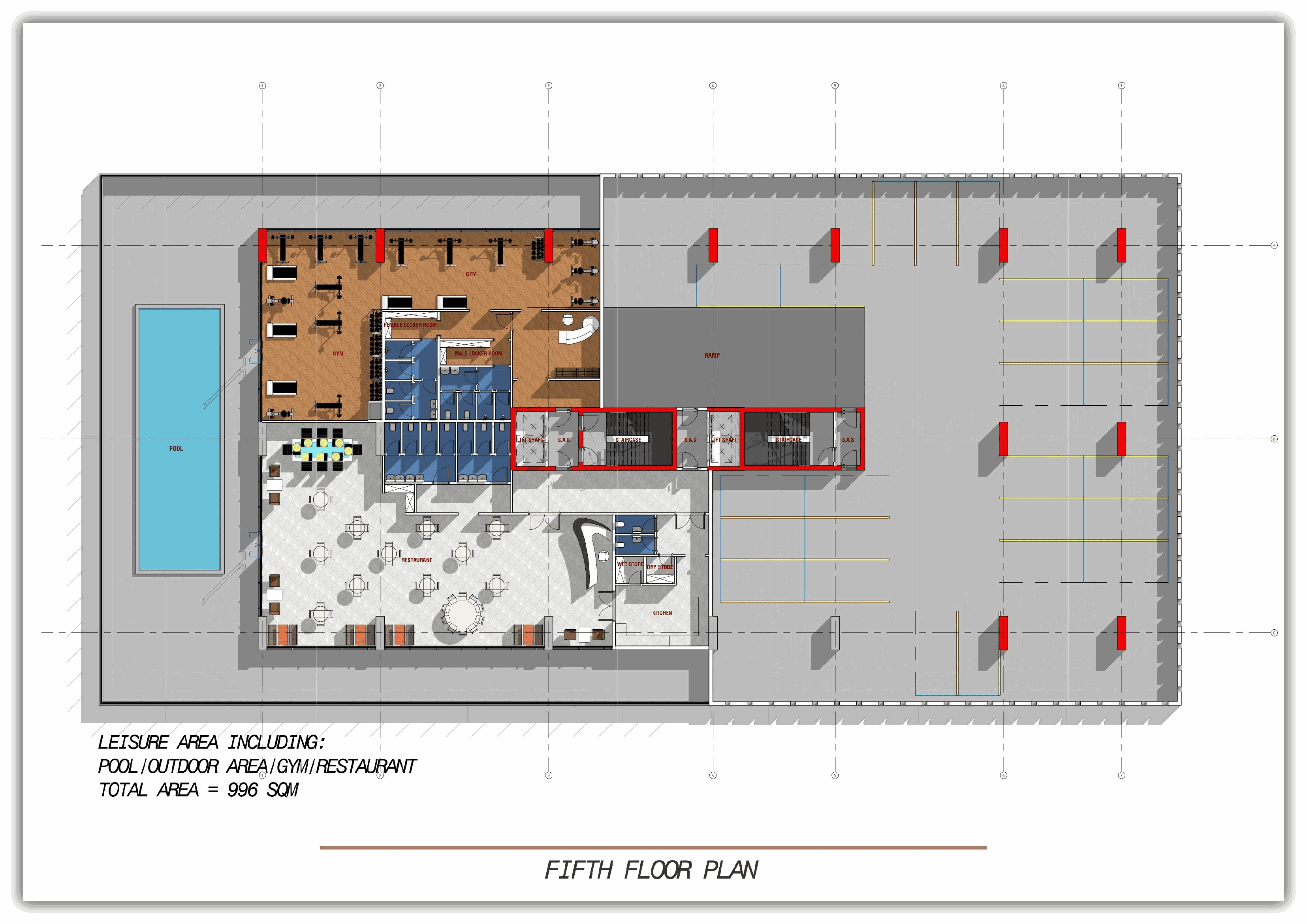 Leisure floor plan